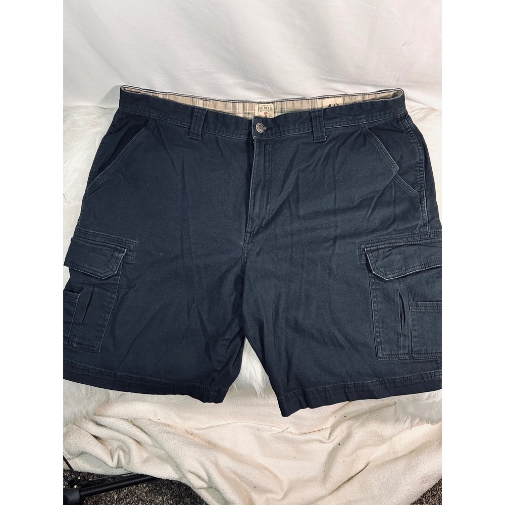 RedHead Mens Navy Blue Cargo Shorts Size 40 Outdoor Casual‎ Cotton Utility